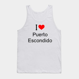 I Heart Puerto Escondido Mexico Tank Top